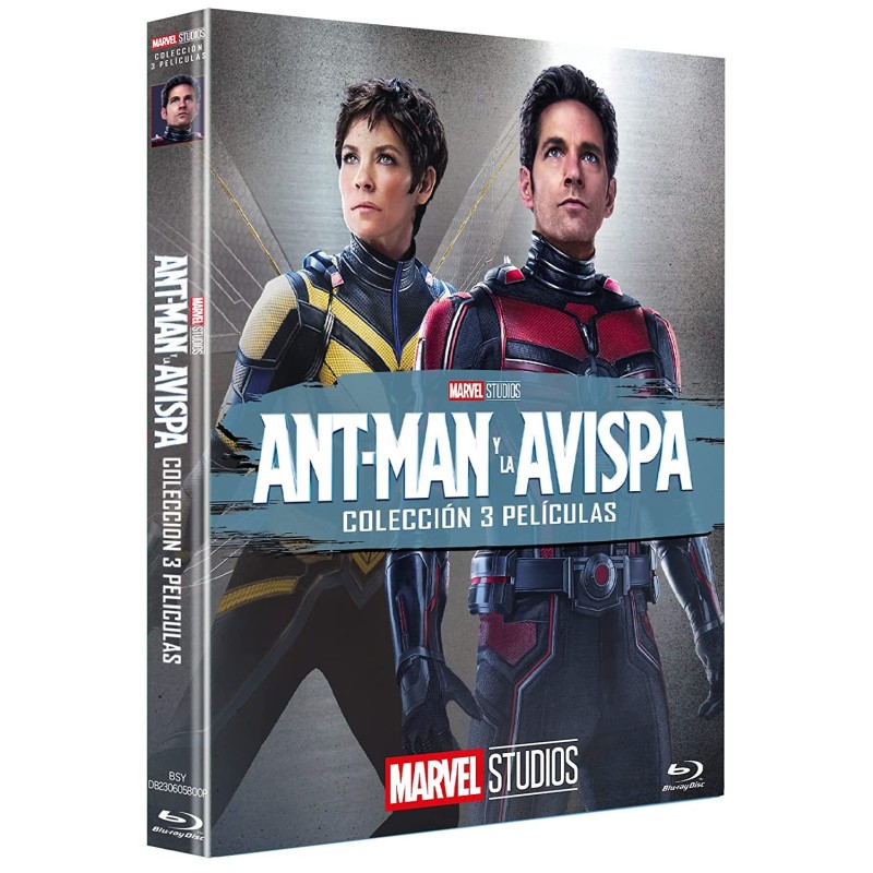 Ant-Man 1-3 (Blu-ray) Pack 3 peliculas: Ant-Man / Ant-Man y la Avispa / Ant-Man y la Avispa: Quantumania [Blu-ray]