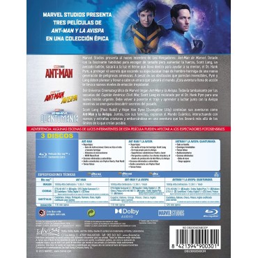 Ant-Man + Ant-Man and The Wasp +  Ant-Man and The Wasp: Quantumania [BLU_RAY]
