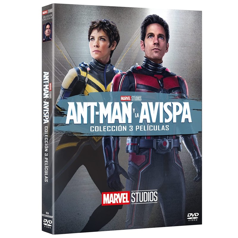 Ant-Man 1-3 (DVD) Pack 3 peliculas: Ant-Man / Ant-Man y la Avispa / Ant-Man y la Avispa: Quantumania [DVD]