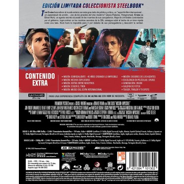 Mision Imposible 1 (Steelbook) (4K UHD + Blu-ray) [Blu-ray]
