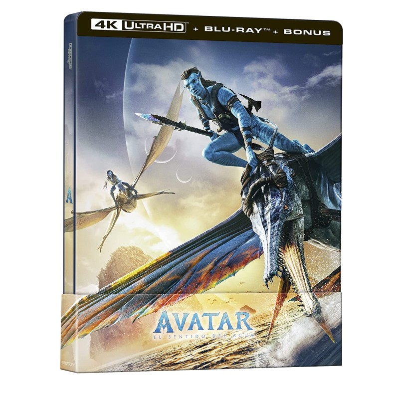 Avatar: El Sentido del Agua (Avatar: The Way of Water) (Steelbook) (4K UHD + Blu-ray + Blu-ray Extras) [Blu-ray]