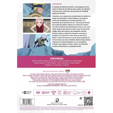 Naruto: ¡Batalla ninja en la Tierra de la Nieve! (Película 1) DVD [DVD]
