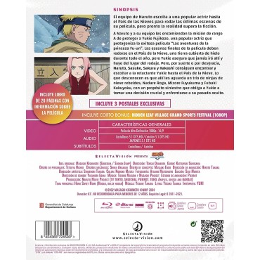 Naruto: ¡Batalla ninja en la Tierra de la Nieve! (Película 1) BLU-RAY [Blu-ray]