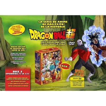Dragon Ball Super Box 3. Episodios 77 a 131 (55 episodios en 12 DVD) [DVD]