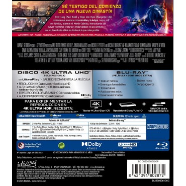 Ant-Man y La Avispa: Quantumania  (4K UHD + Blu-ray) [Blu-ray]