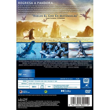 Avatar: El Sentido del Agua (Avatar: The Way of Water) (DVD) [DVD]