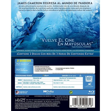 Avatar: El Sentido del Agua (Avatar: The Way of Water) (Blu-ray + Blu-ray Extras) [Blu-ray]