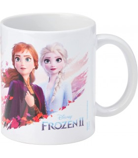 Taza Anna Y Elsa Frozen II Disney Cerámica 315 mls