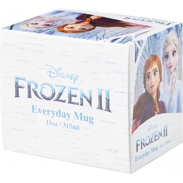 Taza Anna Y Elsa Frozen II Disney Cerámica 315 mls
