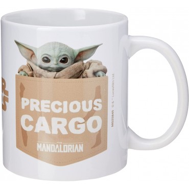 Taza Precious Cargo The Mandalorian Star Wars Cerámica 315 mls