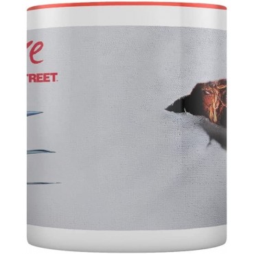 Taza Freddy Krueger Asomándose Pesadilla En Elm Street Cerámica 320 mls