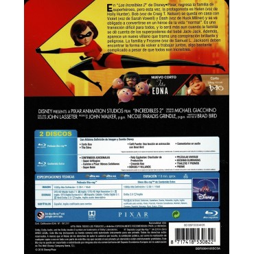 Pixar Increibles 2 Steelbook [Blu-ray]