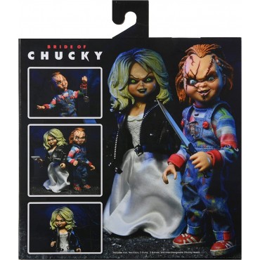 Figuras Chucky y Tiffany La Novia de Chucky Articuladas 14 cms