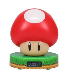 Reloj Despertador Champiñón Super Mario Bros Nintendo
