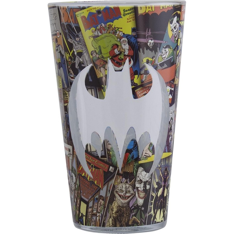 Vaso Batman Portadas De Cómic Clásicas DC Cristal 400 mls