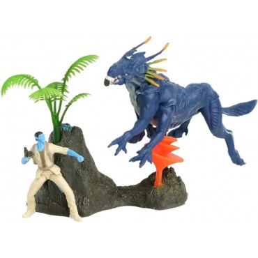 Figura Jake Sully Vs Thanator Avatar 