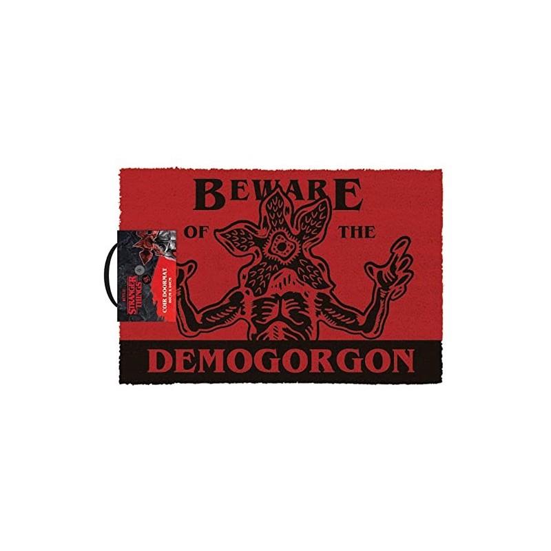 Felpudo Beware Of The Demogorgon Stranger Things Netflix 60 x 40 cms