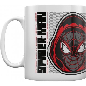 Taza Miles Morales Spider-Man Cerámica 315 mls
