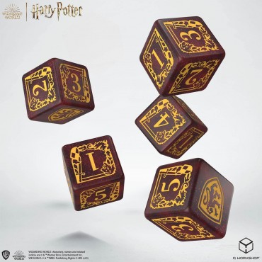 Set Dados y Bolsa Gryffindor Harry Potter