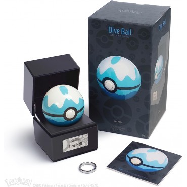 Bola Réplica Electrónica Die Cast Pokémon Pokeball Dive Ball