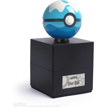 Bola Réplica Electrónica Die Cast Pokémon Pokeball Dive Ball