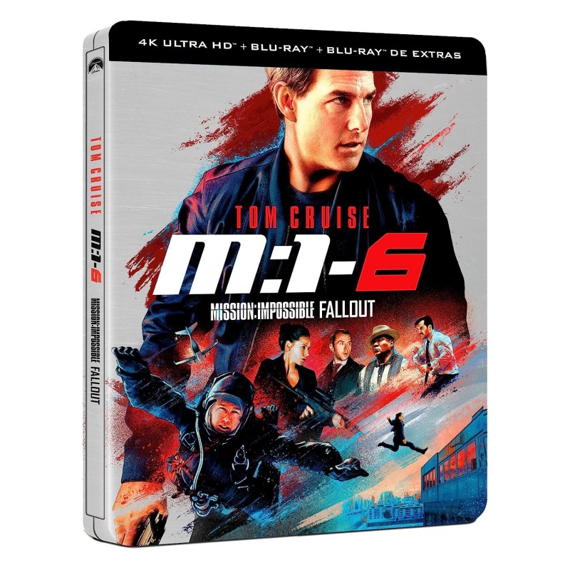 Mision Imposible 6: Fallout (Steelbook) (4K UHD + Blu-ray + Blu-ray Extras) [Blu-ray]