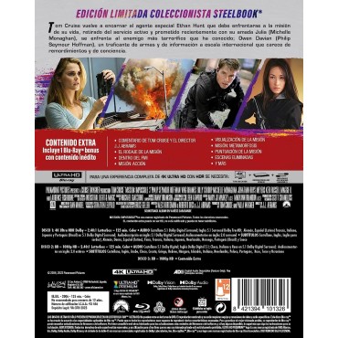 Mision Imposible 3 (Steelbook) (4K UHD + Blu-ray + Blu-ray Extras) [Blu-ray]