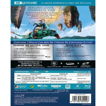 Avatar (Ed. Remasterizada 2022) (4K UHD + Blu-ray + Blu-ray Extras) [Blu-ray]