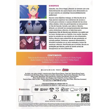 Naruto. Película 11. Boruto: Naruto, La Película. DVD [DVD]