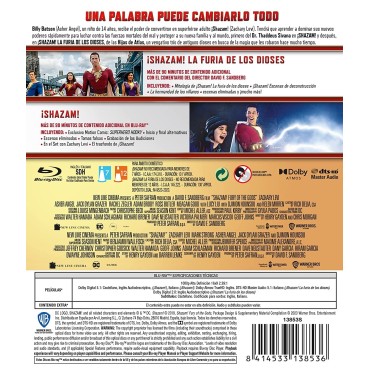 ¡Shazam! + ¡Shazam! la Furia de los Dioses [Blu-ray] (2019,2023) Shazam! + Shazam! Fury of the Gods