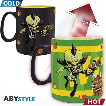 Taza Crash Bandicoot Cambia Con El Calor Térmica 460 mls
