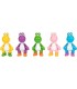 Pack De Figuras Yoshi Super Mario Bros 5 Figuras 6 cms