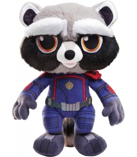 Peluche Rocket Raccoon Guardianes De La Galaxia Vol. 3 Marvel Con Voz y Animatrónico