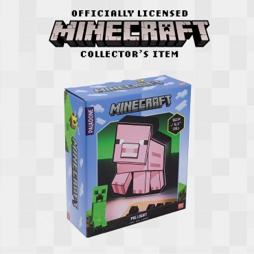 Lámpara Cerdo Minecraft (Pig Box)