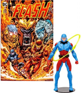 Figura The Atom Ryan Choi Page Punchers DC Con Cómic Articulada 18 cms