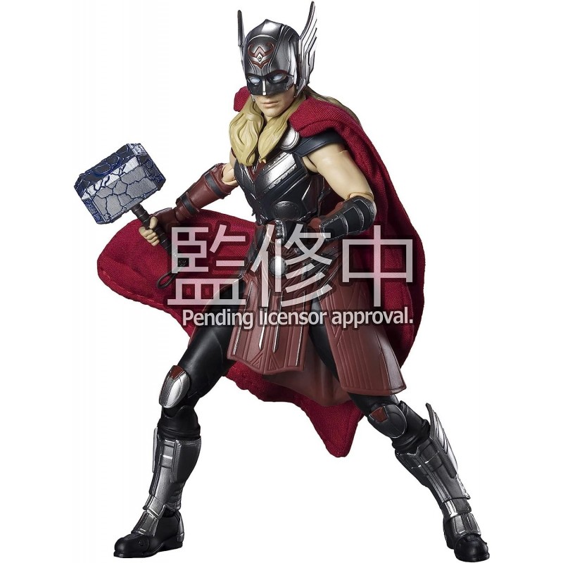 Figura Mighty Thor Jane Foster Thor Amor Y Trueno Marvel Articulada 15 cms