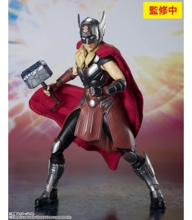 Figura Mighty Thor Jane Foster Thor Amor Y Trueno Marvel Articulada 15 cms