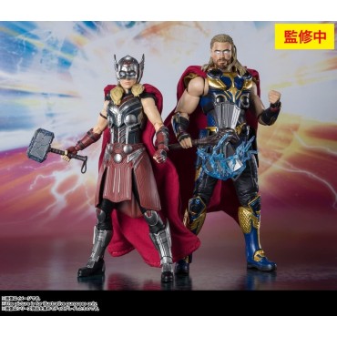 Figura Mighty Thor Jane Foster Thor Amor Y Trueno Marvel Articulada 15 cms