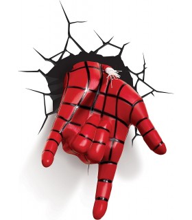 Lámpara 3D Mano De Spider-Man LED Marvel