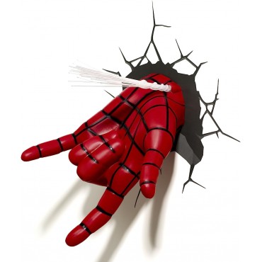 Lámpara 3D Mano De Spider-Man LED Marvel 