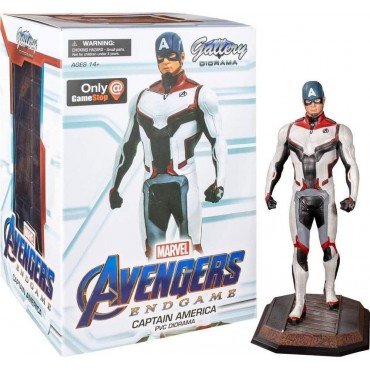 Figura Capitán América Traje Cuántico Diorama Avengers Endgame Marvel 23 cms
