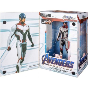 Figura Capitán América Traje Cuántico Diorama Avengers Endgame Marvel 23 cms