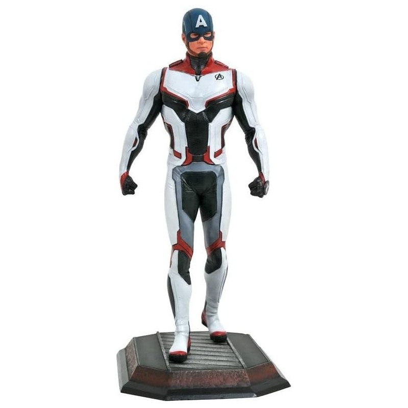 Figura Capitán América Traje Cuántico Diorama Avengers Endgame Marvel 23 cms