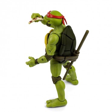 Figura Donatello TMNT Las Tortugas Ninja Con Cómic Articulada 13,5 cms