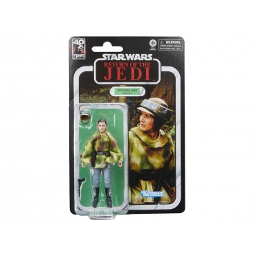 Figura Princesa Leia Endor Star Wars Return of the Jedi The Black Series Articulada 14 cms