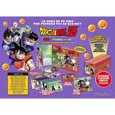 Dragon Ball Z BOX 4 Bluray episodios 61 a 80 (20 episodios) [Blu-ray]