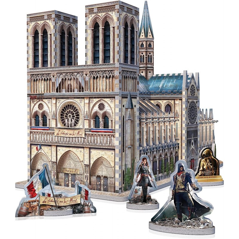 Puzle 3D Notre Dame Assasin's Creed 860 Piezas