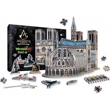 Puzle 3D Notre Dame Assasin's Creed 860 Piezas