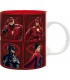 Taza Flash Grupo Batman Y Supergirl The Flash DC Cerámica 320 mls