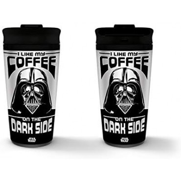Vaso De Viaje I Like My Coffee Darth Vader Star Wars Aluminio 450 mls